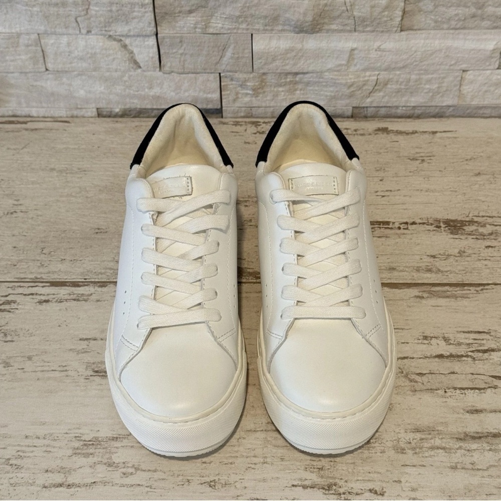 KURT GEIGER Women's Leather Laney Platform White Sneaker Size EU 36 US 5.5-6 New - Picture 2 of 14